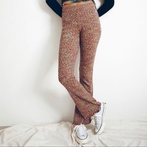 Urban outfitters spacedye flare pants size s